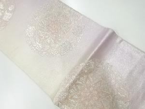 アンティーク　華紋模様織出し袋帯（材料）